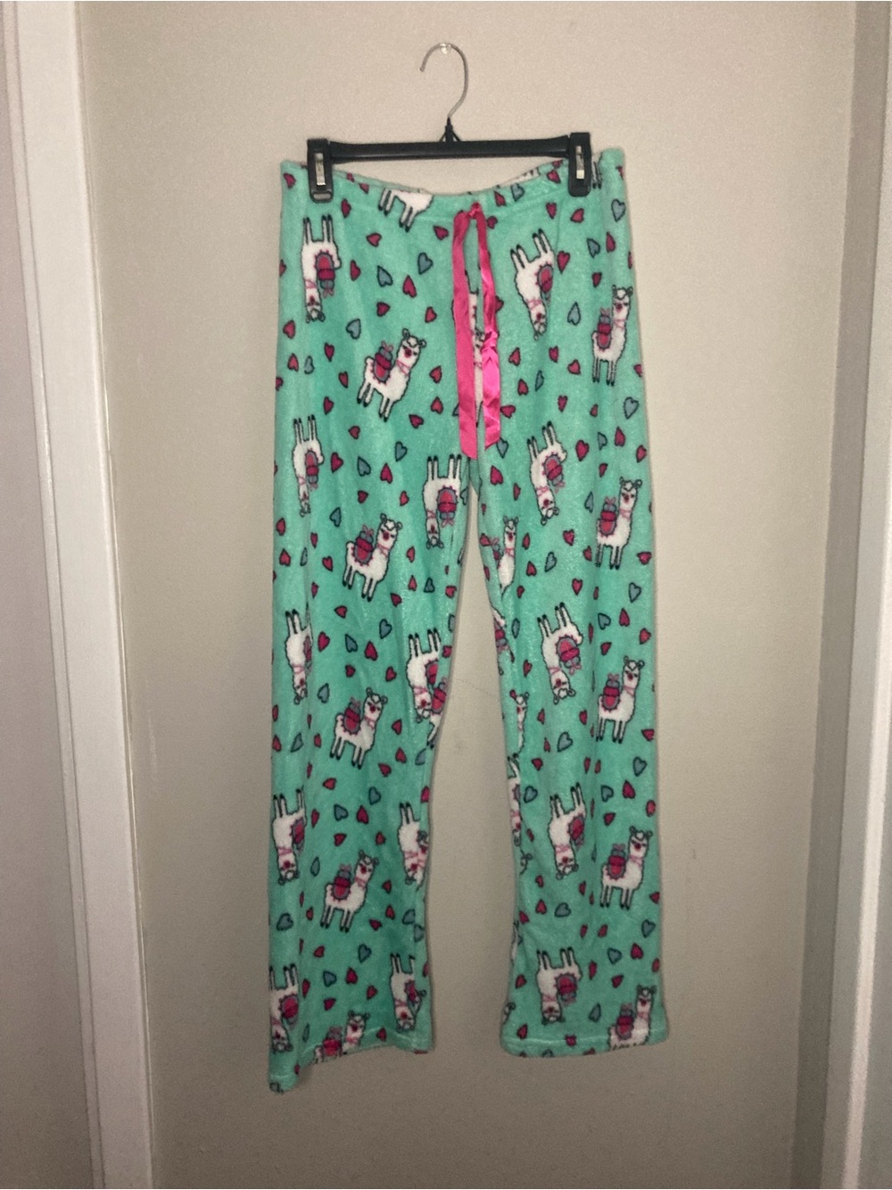 Bobbie Brooks Llama Fleece Pajama Pants